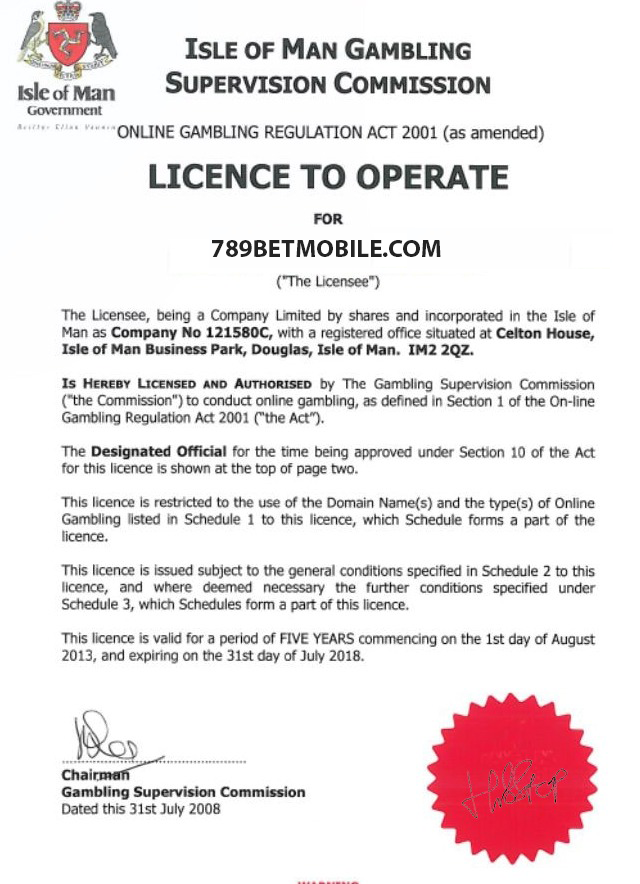 License Isle of Man