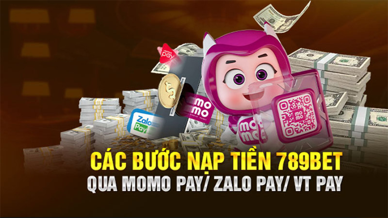 Lựa chọn ví điện tử là phương thức nạp tiền chính tại 789BET